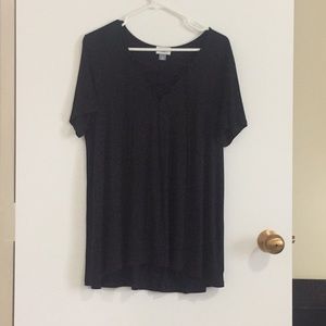 Old Navy Black Shirt with tie front